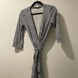 DVF  quarter sleeve wrap dress